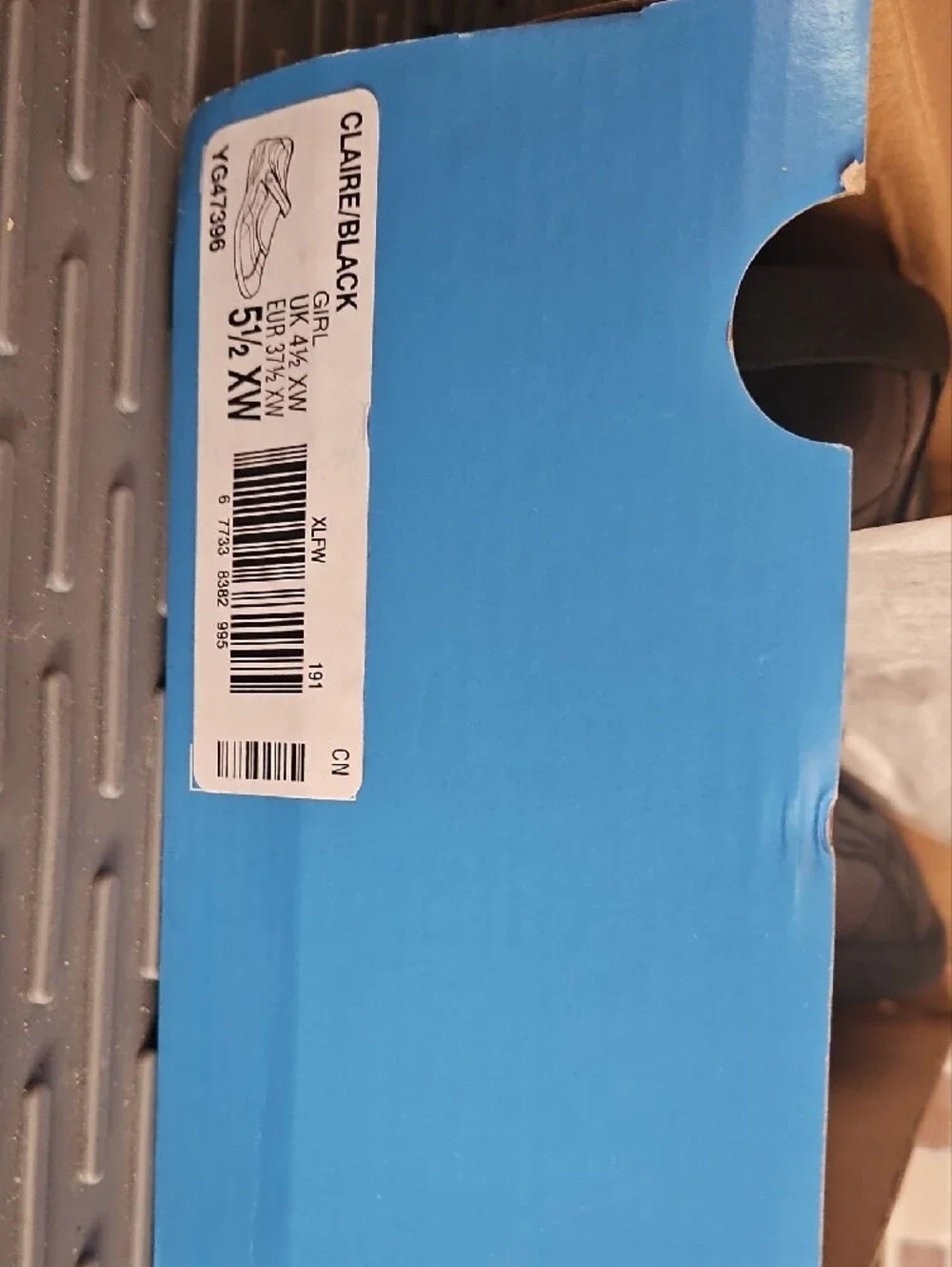 NEW (NWT) Stride Rite Girls Black Mary Janes 5.5 Extra Wide